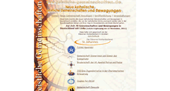 Desktop Screenshot of geistliche-gemeinschaften.de